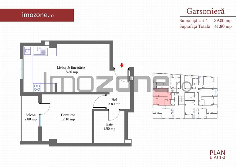 Metrou Pacii 10 min., ap 2 camere, 46 mp, etaj 2 din 4, nou, comision 0%